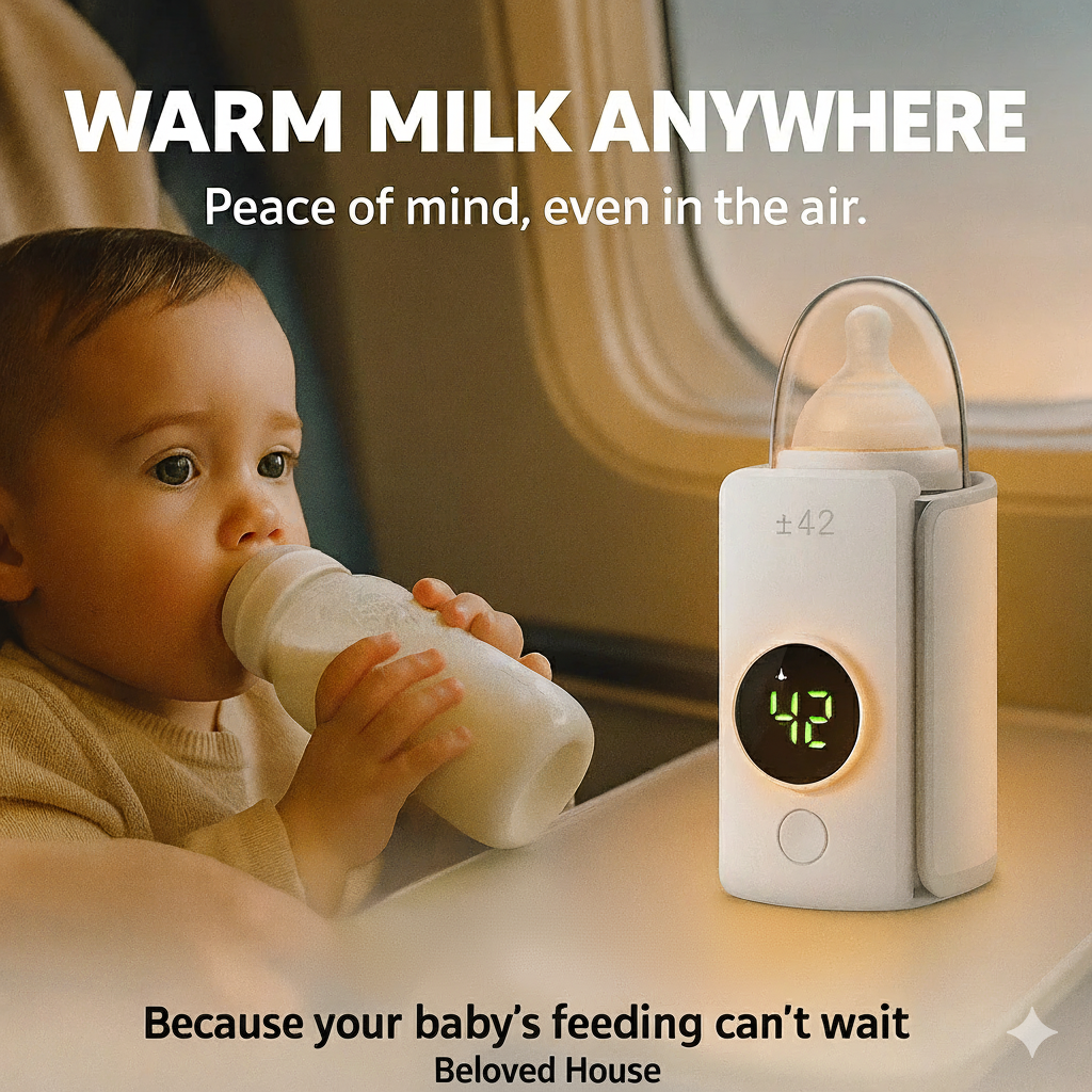 ✨Smart & Compact Bottle Warmer – Heats Milk in Just Minutes✨(Free Shipping)..
