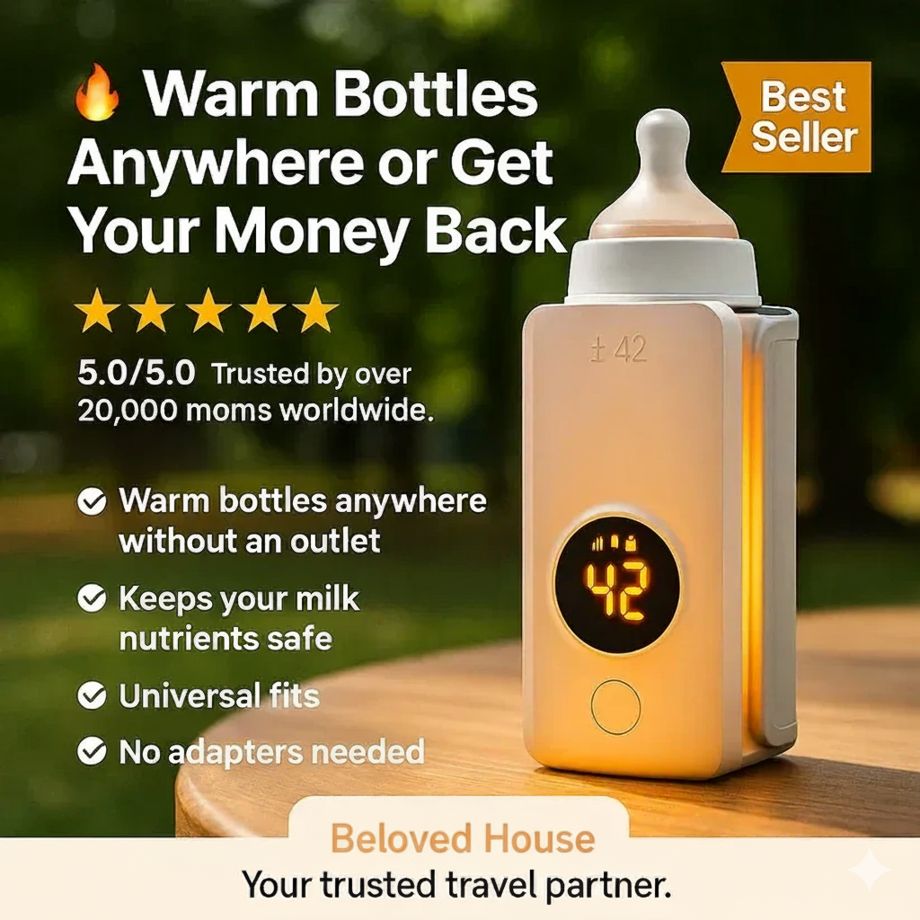 ✨Smart & Compact Bottle Warmer – Heats Milk in Just Minutes✨(Free Shipping)..