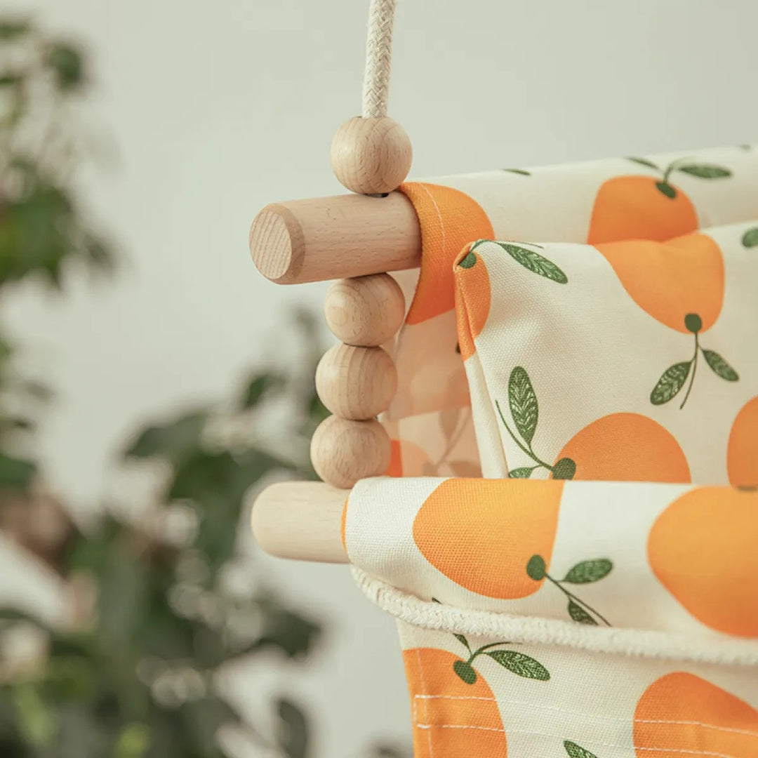 🌟🪶 Cotton Fabric Swing Chair for Babies – Comfortable, Safe, and Perfect for Indoor & Outdoor Use 🏡☀️(Free shipping🚚)