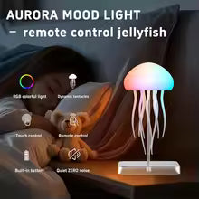 💡 LED Jellyfish Lamp – 9 Tentacles, Remote Control 💡