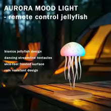 💡 LED Jellyfish Lamp – 9 Tentacles, Remote Control 💡