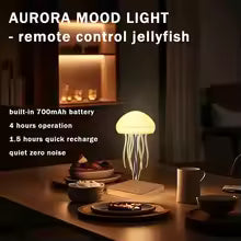 💡 LED Jellyfish Lamp – 9 Tentacles, Remote Control 💡