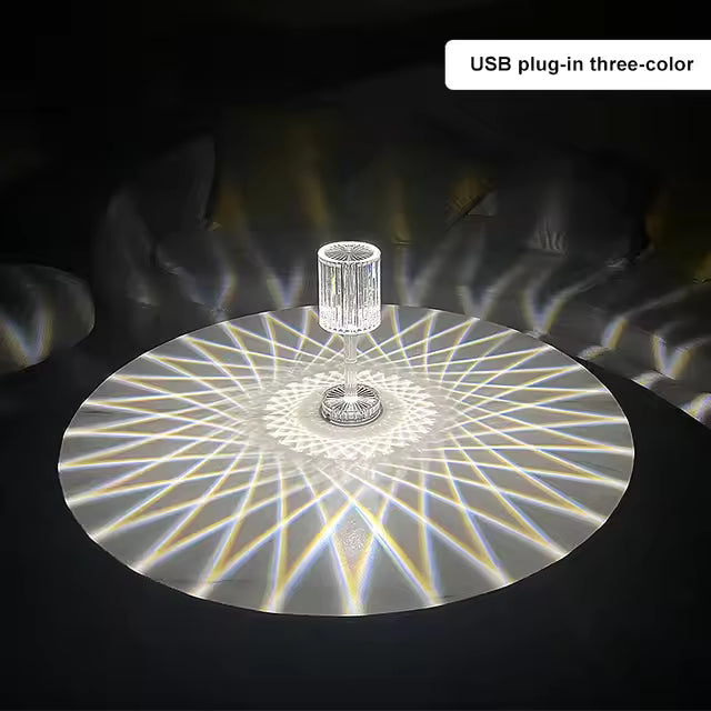 ✨ Crystal Touch Lamp – Remote Control Night Light✨