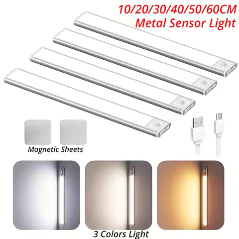 ✨ Bright & Smart LED Motion Sensor Light – Perfect for Kitchen & Stairs! 🏠