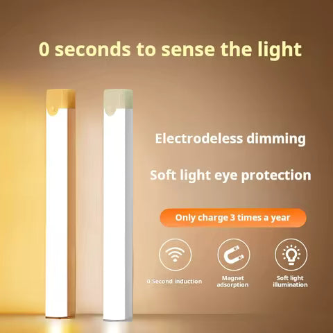 ✨ Bright & Smart LED Motion Sensor Light – Perfect for Kitchen & Stairs! 🏠