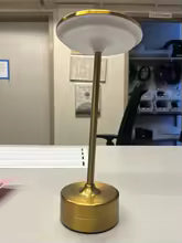 ✨ LED Touch Sensor Table Lamp – USB Rechargeable, Cozy Night Light for Bedroom, Hotel & Restaurant Decor